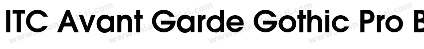ITC Avant Garde Gothic Pro Book字体转换